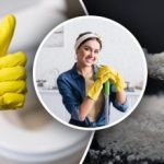 Toalettskålen vil være blendende hvit etter ett middel: hva er